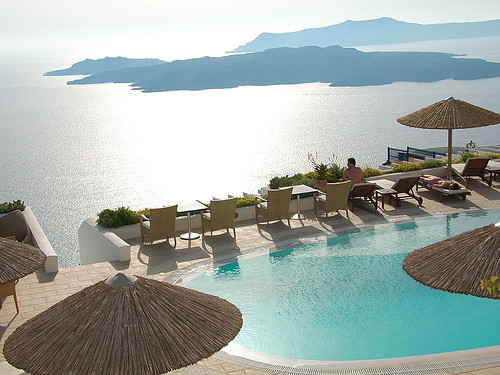 Santorini Hotel View