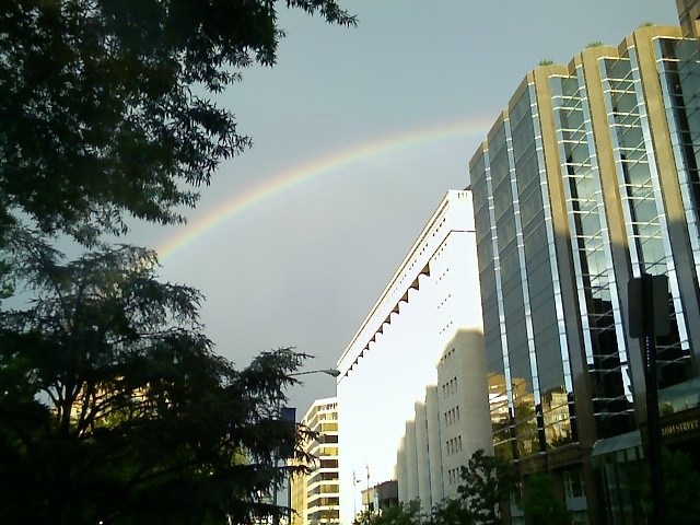 Rainbow over I street