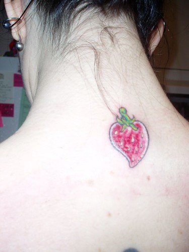 strawberry tattoos. Strawberry Tattoo. fresh.