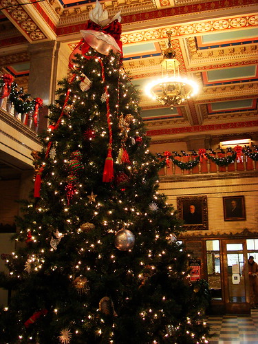 asheville courthouse christmas tree