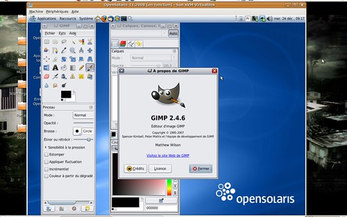 gimp 2.4.6 sous OpenSolaris 11.2008