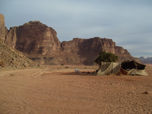 A Tent in Wadi Rum, Jordan