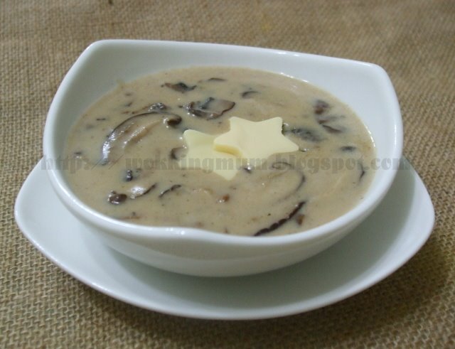 Mushroom and Cheese Soup