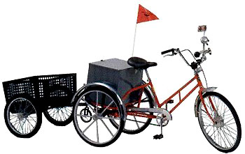 Worksman cycle and trailer