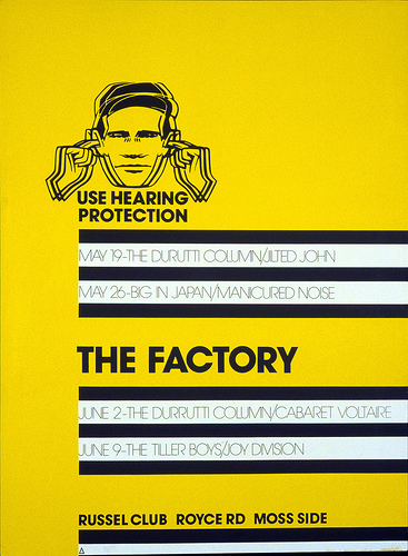 The Factory Poster. Peter Saville, 1978