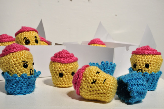 Crochet Cupcake Amigurumi - Some Are Sad, Some Are Mad