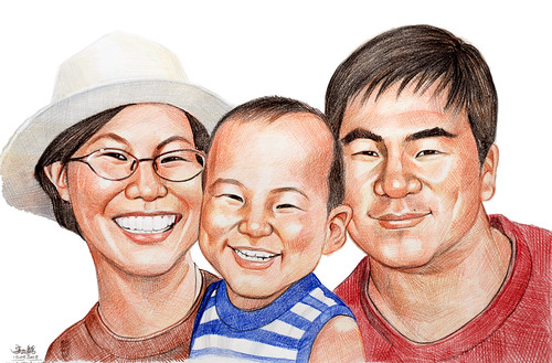 family portraits colourpencil 130308