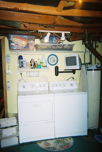 After-laundry area