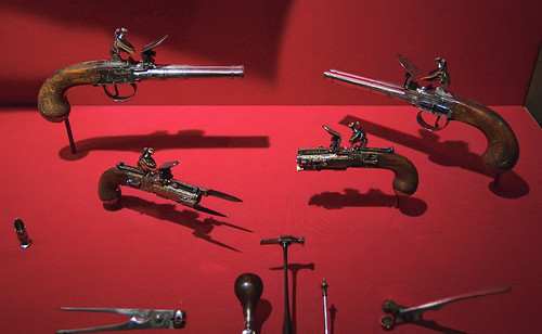 Saint Louis Art Museum, in Saint Louis, Missouri, USA - pistols