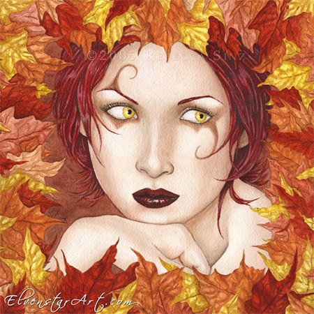 Fairy of the Autumn Wood, by Rebecca Sinz