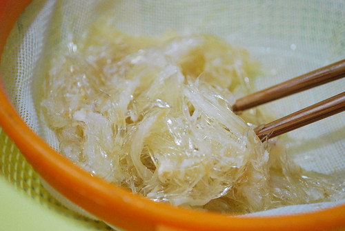 How you wash and clean the dried processed shark fin (Shredded form) that 