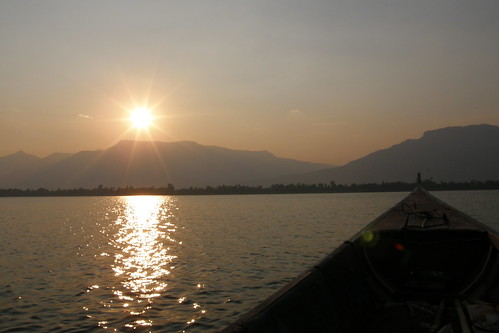 168.渡船上欣賞湄公河的日落
