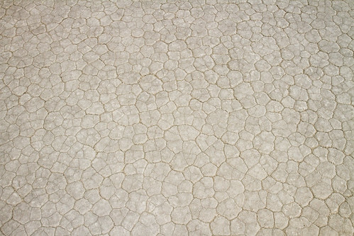 Texture of Racetrack Playa in Death Valley National Park