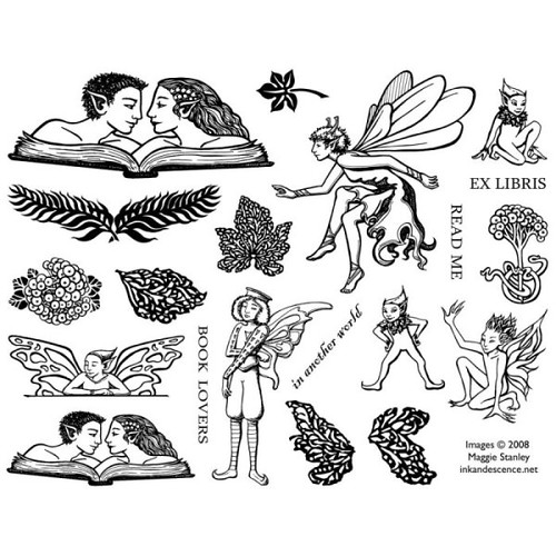 Fairy and flora stamp sheet
