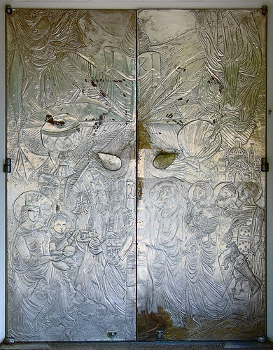 Mary's Chapel, Shrine of Our Lady of the Snows, in Belleville, Illinois, USA - New Testament door