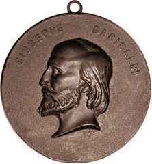 Bois Durci Garibaldi Medal Obv