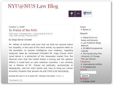 NYU@NUS Law Blog