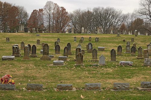 Saint Boniface Roman Catholic Church, in Germantown, Illinois, USA - cemetery