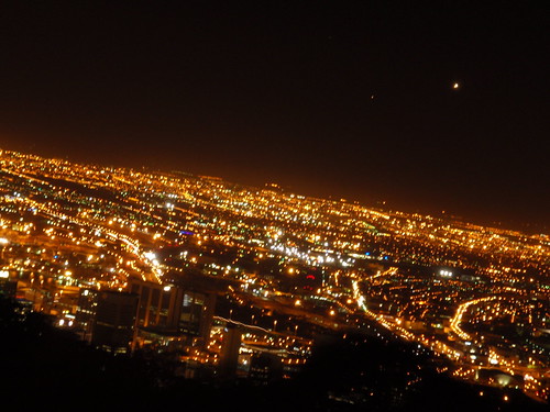 Cape Town from Signal Hill at night