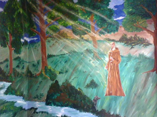 Mural Inside St Francis Inn