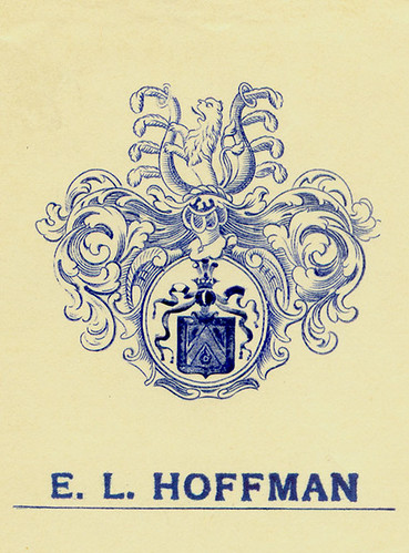 [Bookplate of E. L. Hoffman] par Pratt Libraries