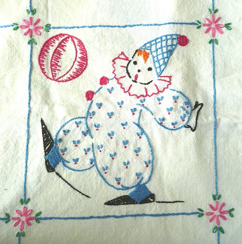 Circus Clown Embroidery