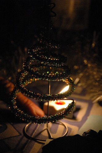 Candle & Christmas decorations (by Louis Rossouw)