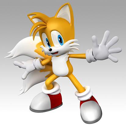 tails the fox looks