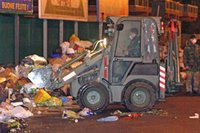 italian army takes over Naples waste management