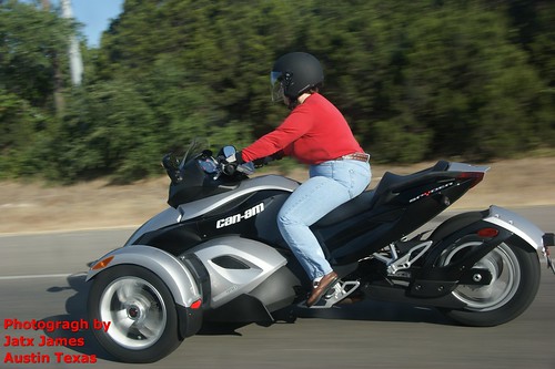  Can-Am Spyder roadster: three wheeled motorcycle; ? Oldest photo