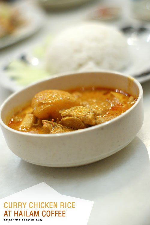 chicken curry with rice. Curry Chicken Rice that