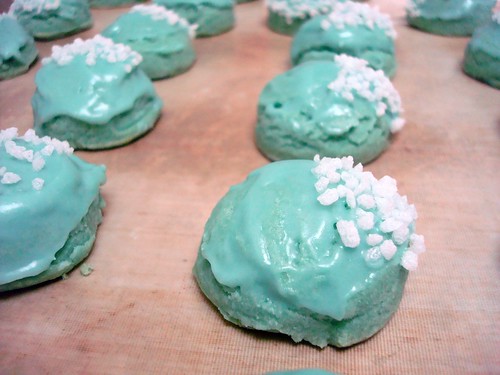 Bonbon Cookies in Tiffany Blue