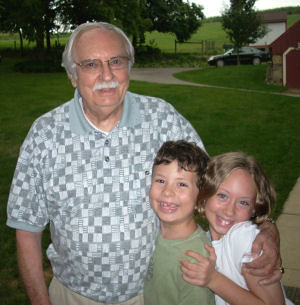 kids with grampa C