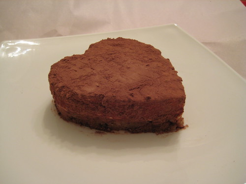 Lemon Cheesecake w/cocoa powder