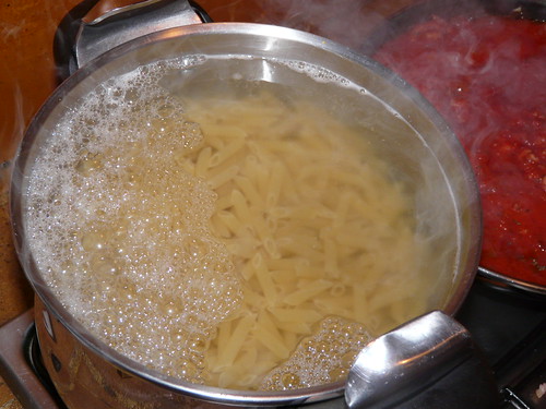 Cociendo la pasta