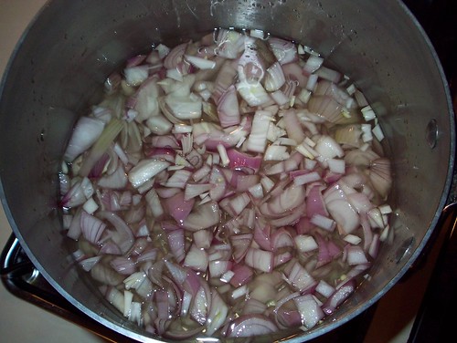 shallots in white wine