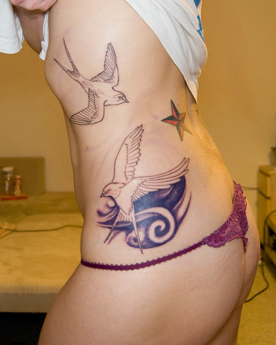 Cute Star Tattoos On Hip. Tags: tattoo star nautical