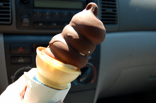 the leaning tower of dipped cone