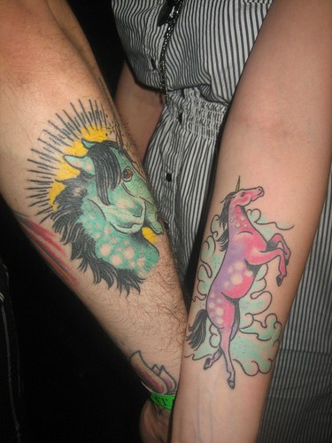 unicorn tattoos by roxy.toxic