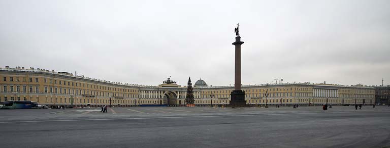 Palace Square in St. Petersburg, Russia