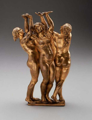 009 Las Tres Gracias- Alemania-Georg Petel- alrededor de 1624-Bronce dorado-© 2009 Museum of Fine Arts, Boston