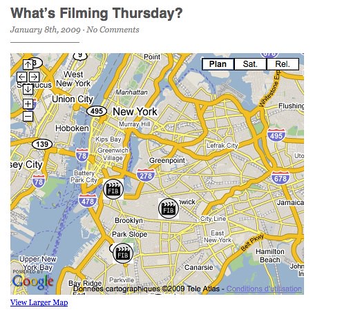 Filming In Brooklyn — What’s filming in your neighborhood? by you.