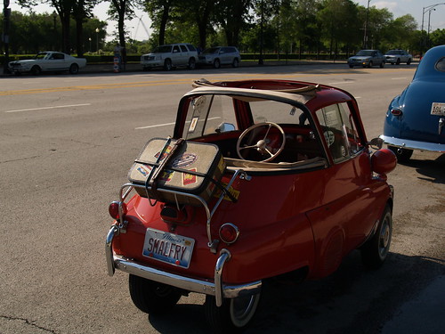 This morning was the 4th annual Chicago Car Cruze Antique cars at least 25