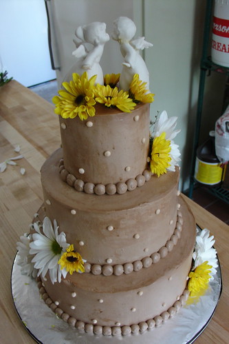 A little bit country A rustic themed cake for a wedding in Montana