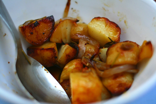 Foil-roasted bbq potatoes