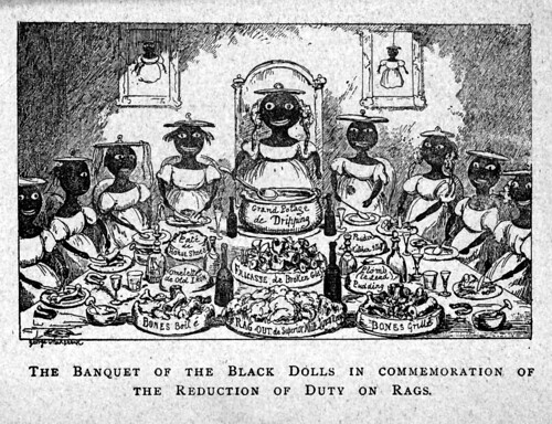 11- El banquete de las muñecas negras en conmemoración de la reducción de los impuestos especiales sobre los trapos