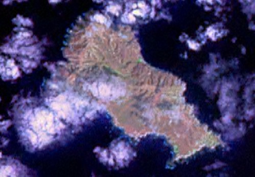 Isla la Plata - Landsat Image S-17-00_2000 (1-20,000)
