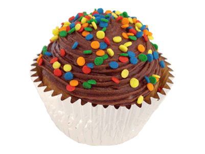 Chocolate frosted Vanilla Cupcake, photo c/o Wish-Cake
