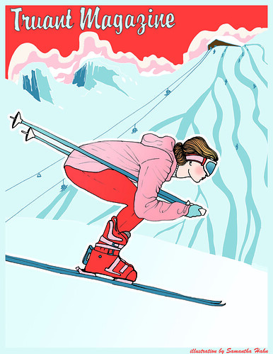 Ski poster by samantha hahn