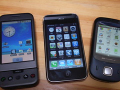 Google Phone vs iPhone 3G vs HTC Touch Dual